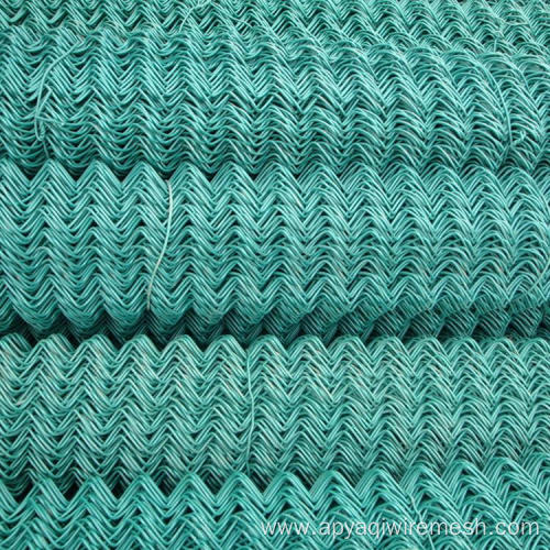 PVC hot dipped galvanized chain link fence